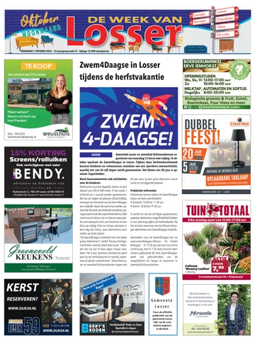 Voorpagina De Week van Losser wk 41 2026