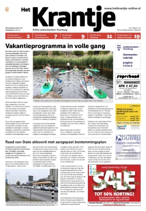 Voorpagina 29 juli