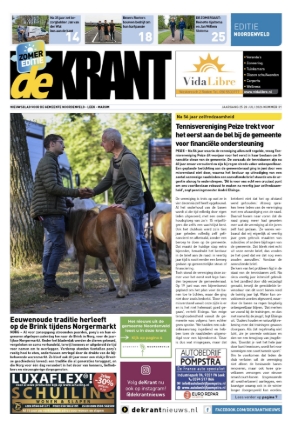 Voorpagina 28 juli
