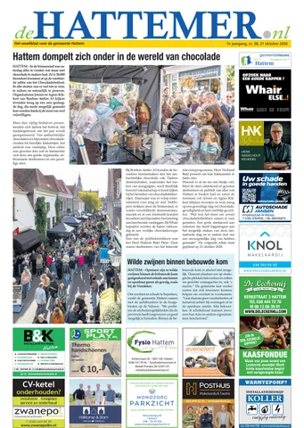 Voorpagina De Hattemer, 21 oktober 2026