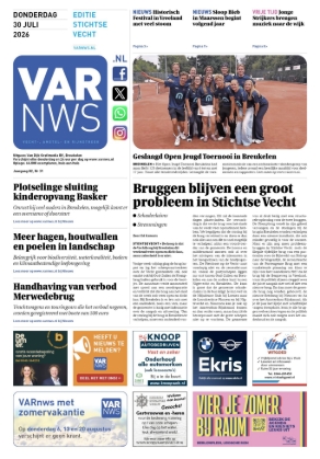 Voorpagina 30 juli