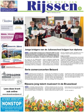 Voorpagina 3 juni