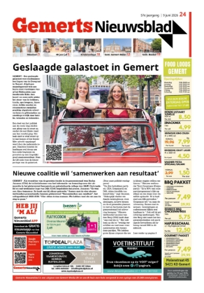 Voorpagina 9 juni