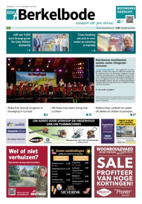 Voorpagina 22 juli 2026