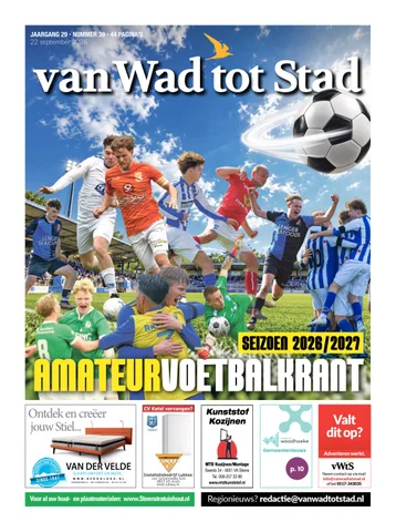 Voorpagina van Wad tot Stad | 2026 | 39 | Amateurvoetbalkrant