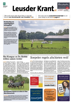 Voorpagina 8 juli 2026