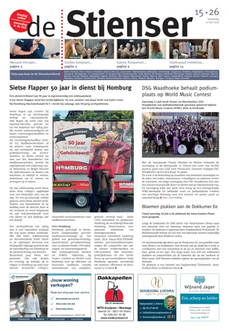 Voorpagina Stienser 15 2026