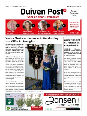 Voorpagina 4 juli
