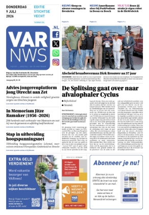 Voorpagina 9 juli