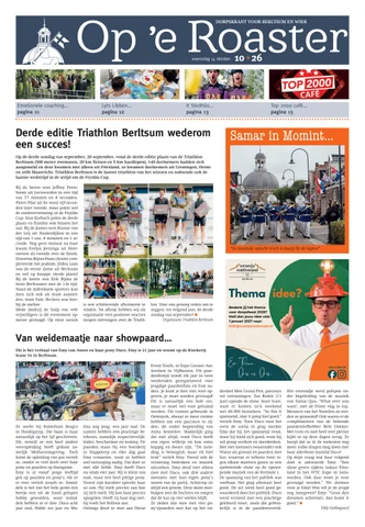 Voorpagina Op 'e Roaster oktober 2026