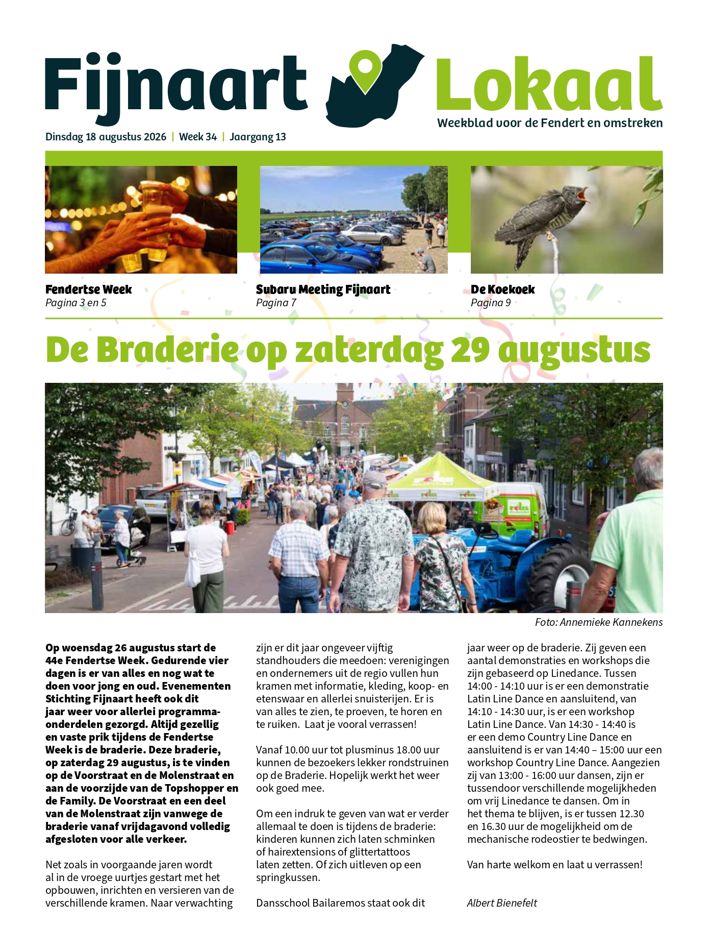 Voorpagina Week 34 2026