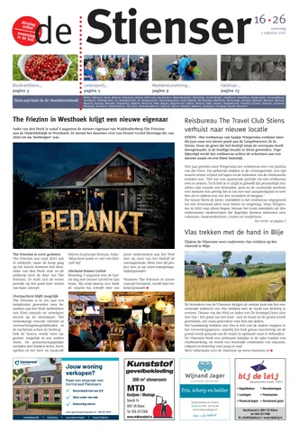Voorpagina Stienser 16 2026