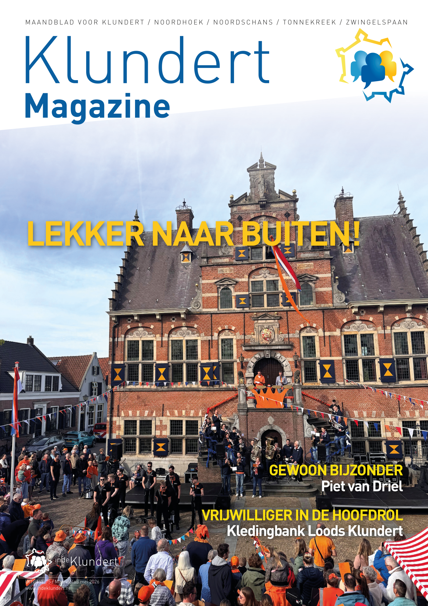 Voorpagina Cover 75e uitgave, mei 2026