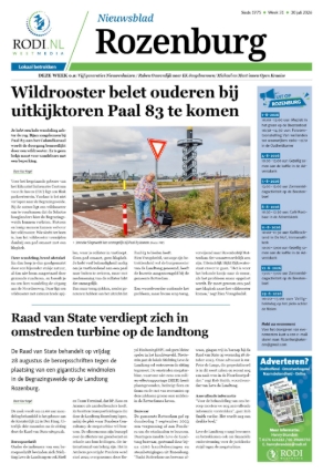 Voorpagina 30 juli 2026