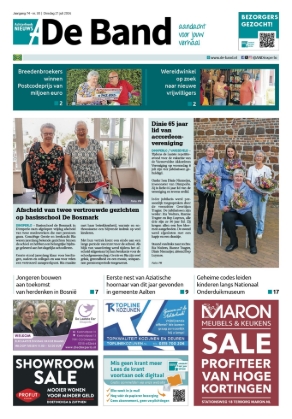 Voorpagina 21 juli