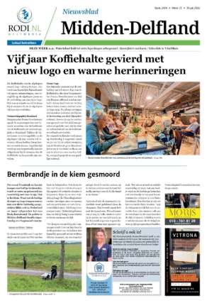 Voorpagina 30 juli 2026