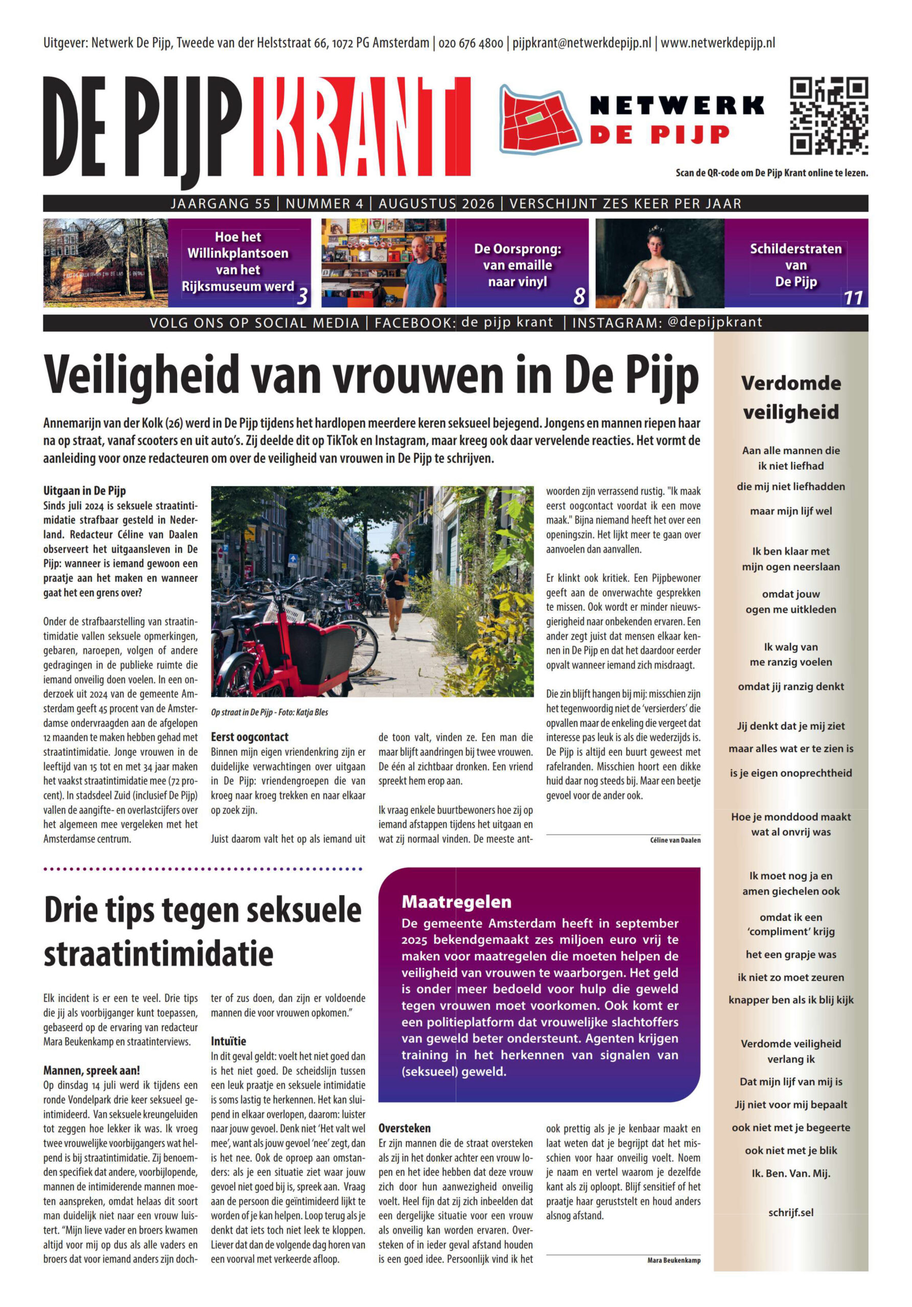 Voorpagina Pijp Krant 2026.4 Editie april Lees meer