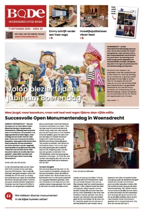 Voorpagina Woensdrechtse Bode Week 38