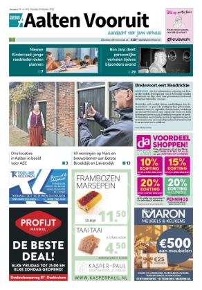 Voorpagina Aalten Vooruit 20 oktober