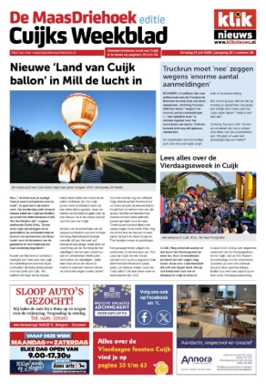 Voorpagina 14 juli