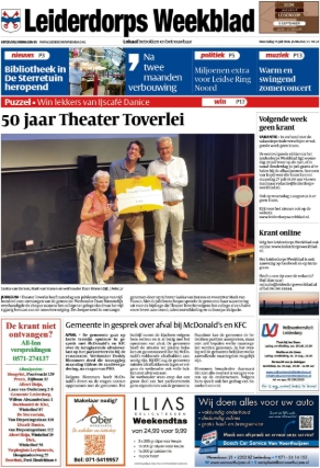 Voorpagina 15 juli