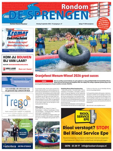 Voorpagina Rondom de Sprengen wk 37 2026