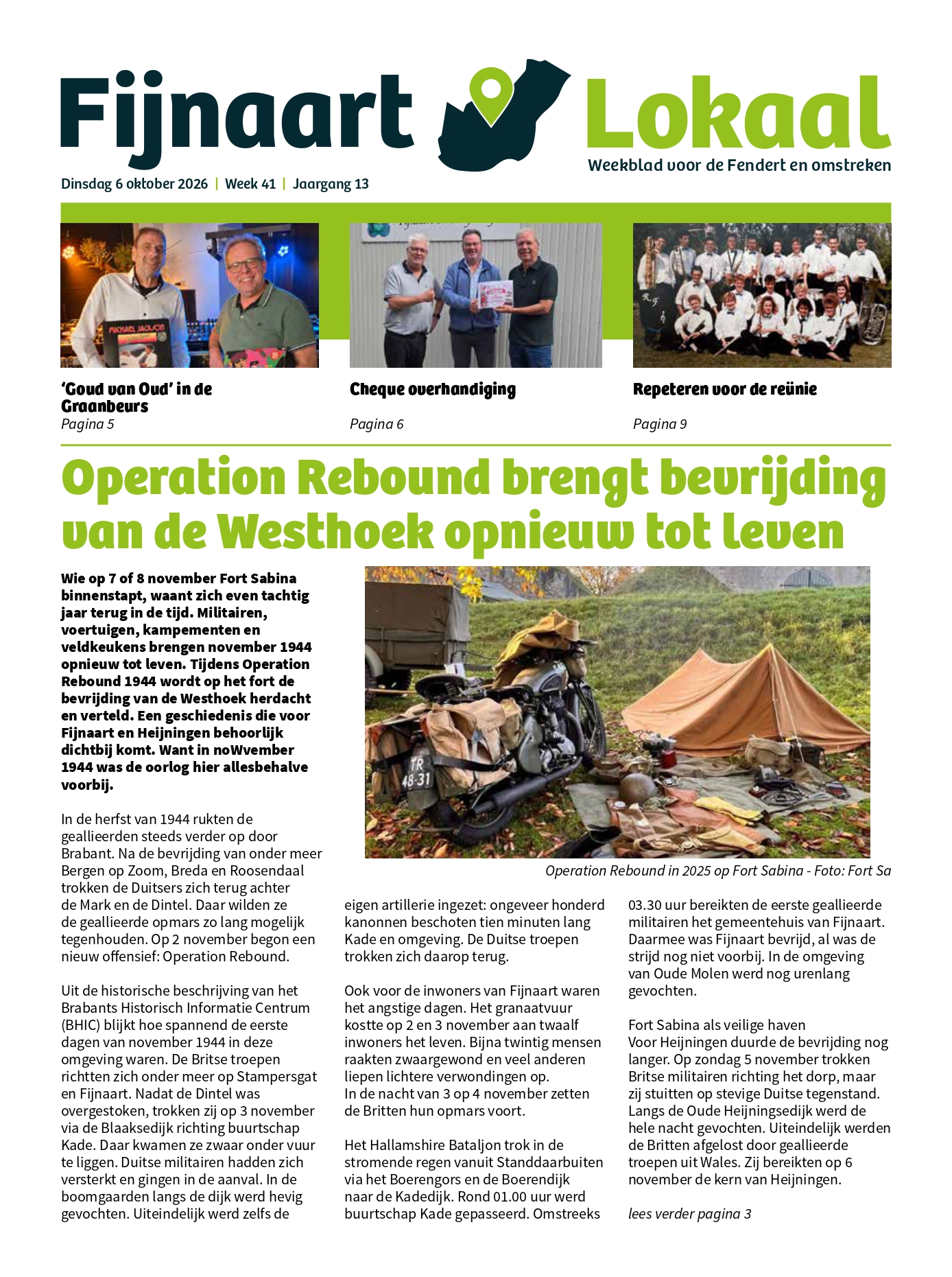 Voorpagina Week 41 2026