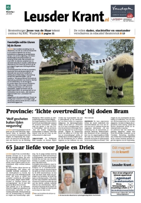 Voorpagina 1 juli 2026