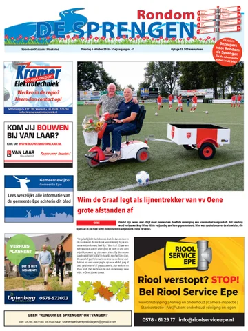 Voorpagina Rondom de Sprengen wk 41 2026