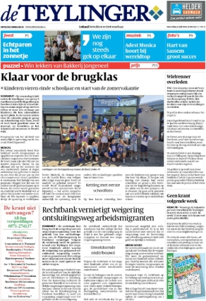 Voorpagina 22 juli