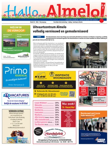 Voorpagina Hallo Almelo wk 38 2026
