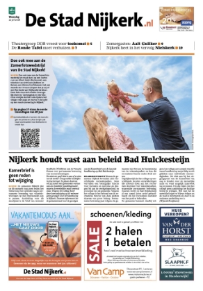 Voorpagina 22 juli 2026