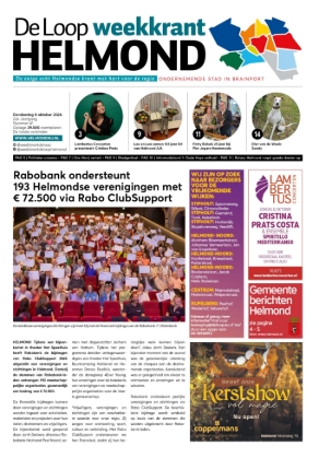 Voorpagina 1_Weekkrant Helmond 8 oktober