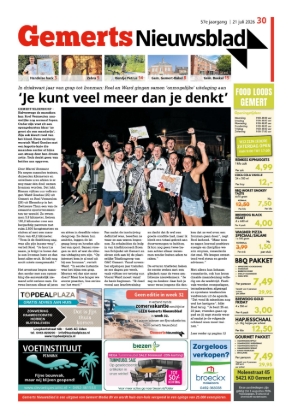 Voorpagina 21 juli