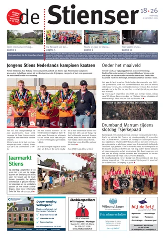 Voorpagina Stienser 18 2026