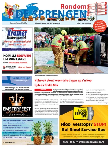 Voorpagina Rondom de Sprengen wk 35 2026
