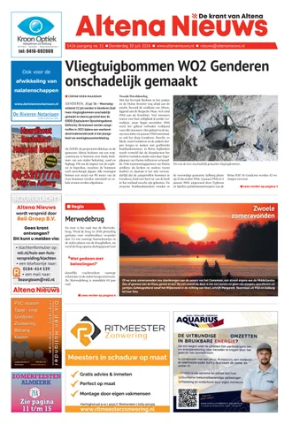 Voorpagina Altena Nieuw 2026 krant 31