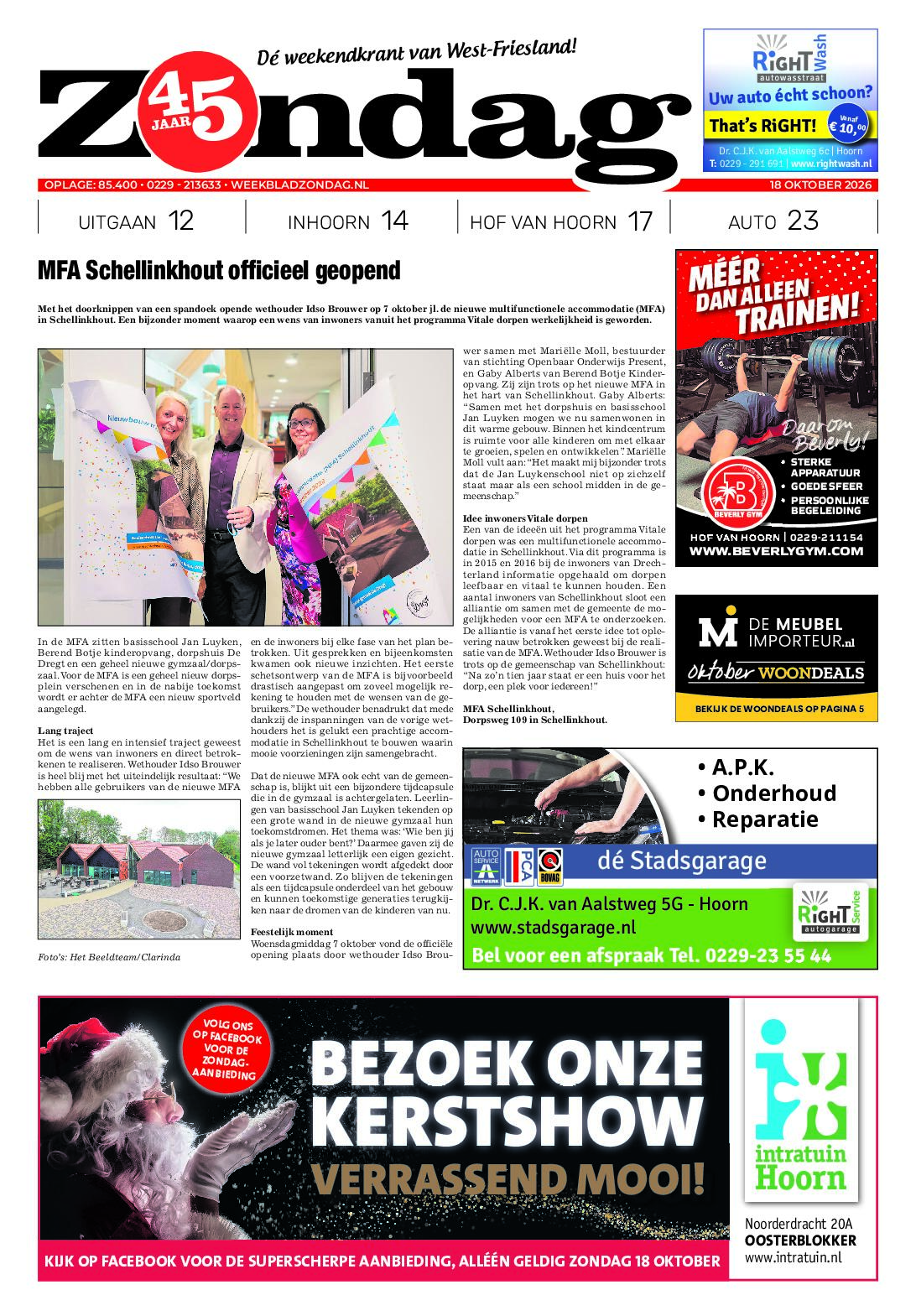 Voorpagina Lezen 18 oktober 26 pagina's