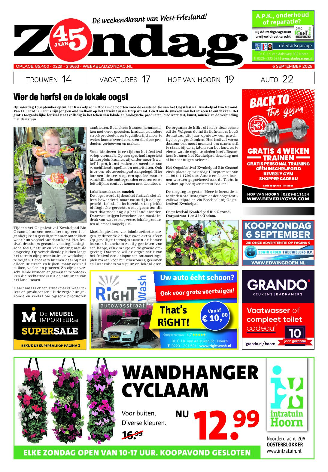 Voorpagina Lezen 6 september 26 pagina's