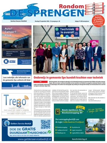 Voorpagina Rondom de Sprengen wk 40 2026