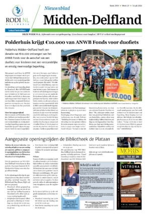 Voorpagina 16 juli 2026