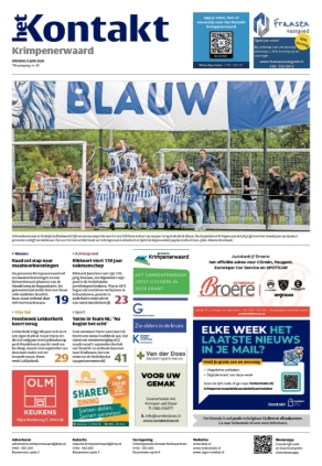 Voorpagina 9 juni