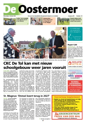 Voorpagina De Oostermoer 7 oktober