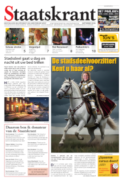 Voorpagina Jaargang 55 editie 7 (september 2026) van de Staatskrant PDF (Portable Document Format) grootte: 1.65 MiB Laatst gewi…