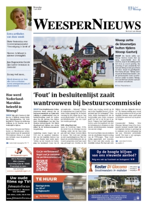 Voorpagina 1 juli
