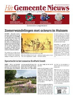 Voorpagina 29 juli 2026