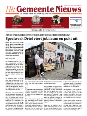 Voorpagina 29 juli 2026
