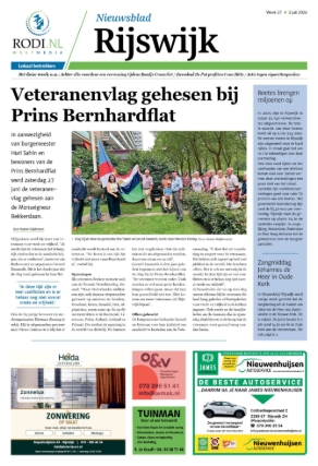 Voorpagina 2 juli 2026