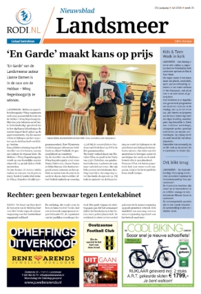 Voorpagina 29 juli