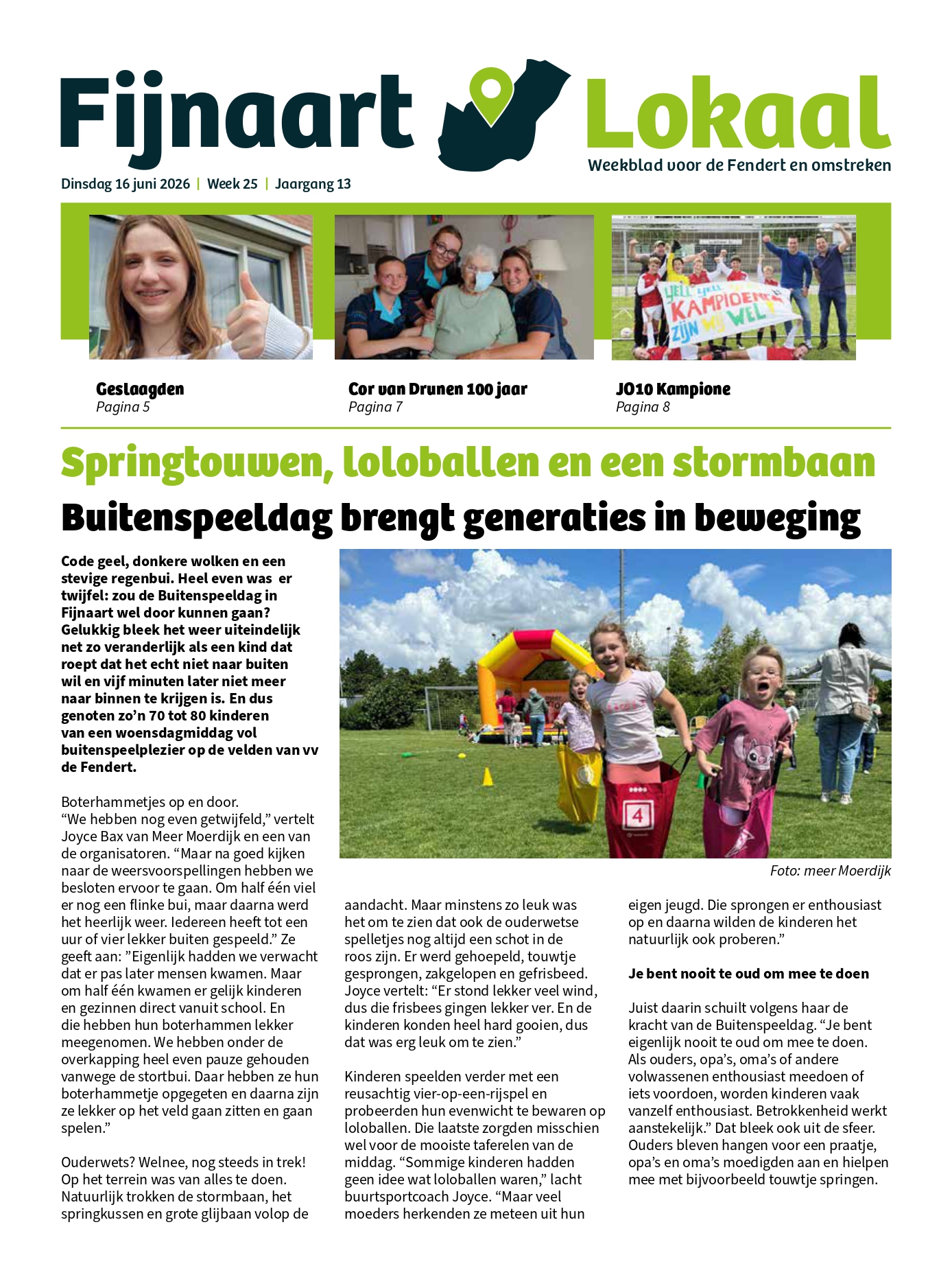 Voorpagina Week 25 2026